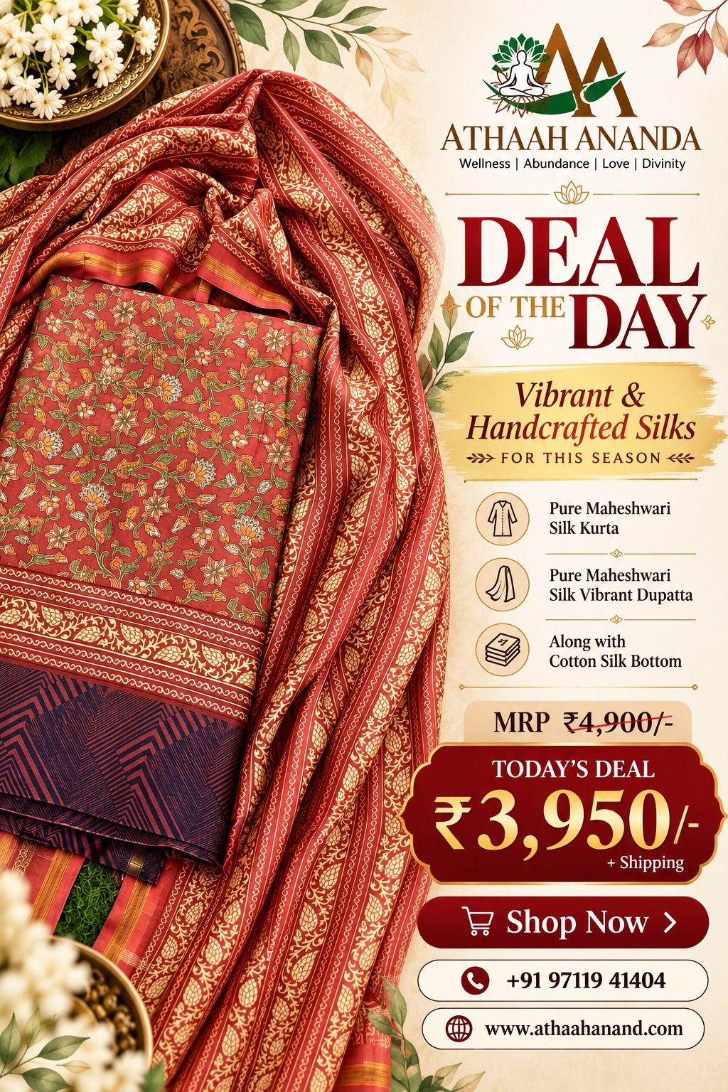 Pure Silk Sarees & Ethnic Wear